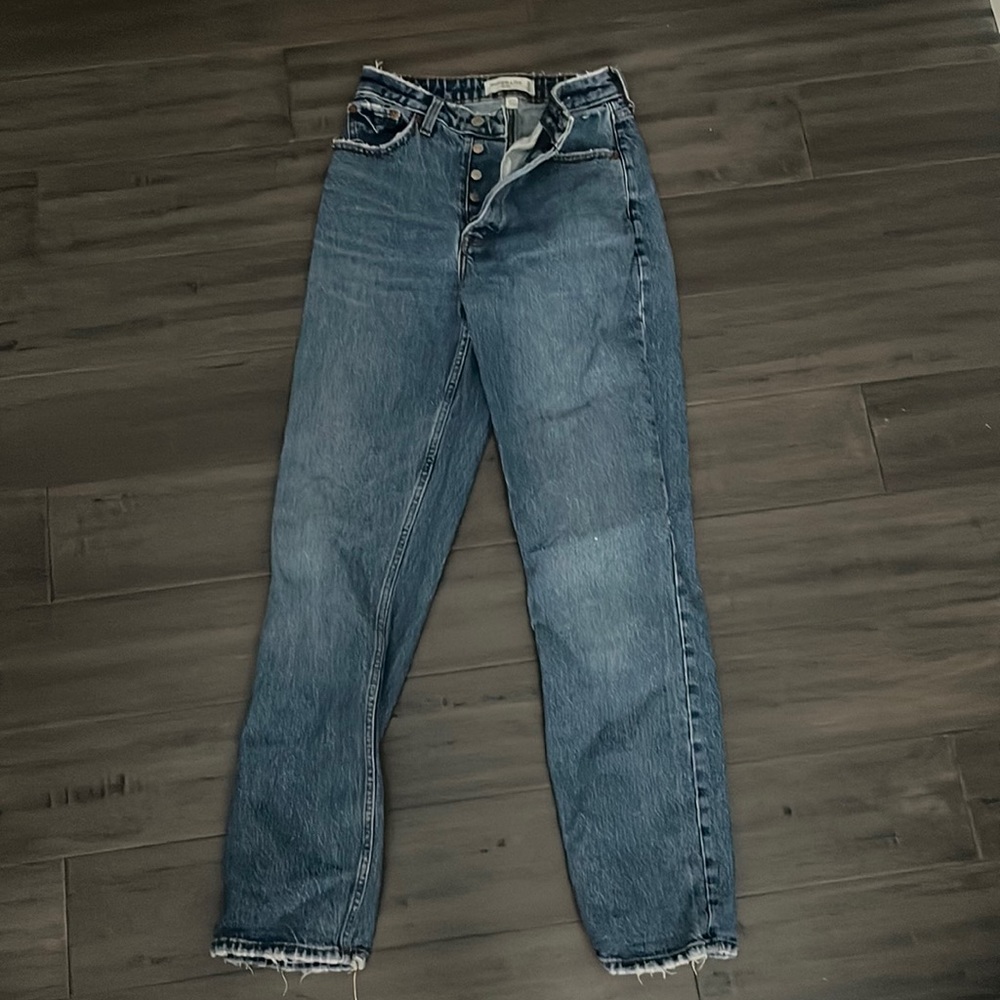 A&F The Dad High Rise jeans